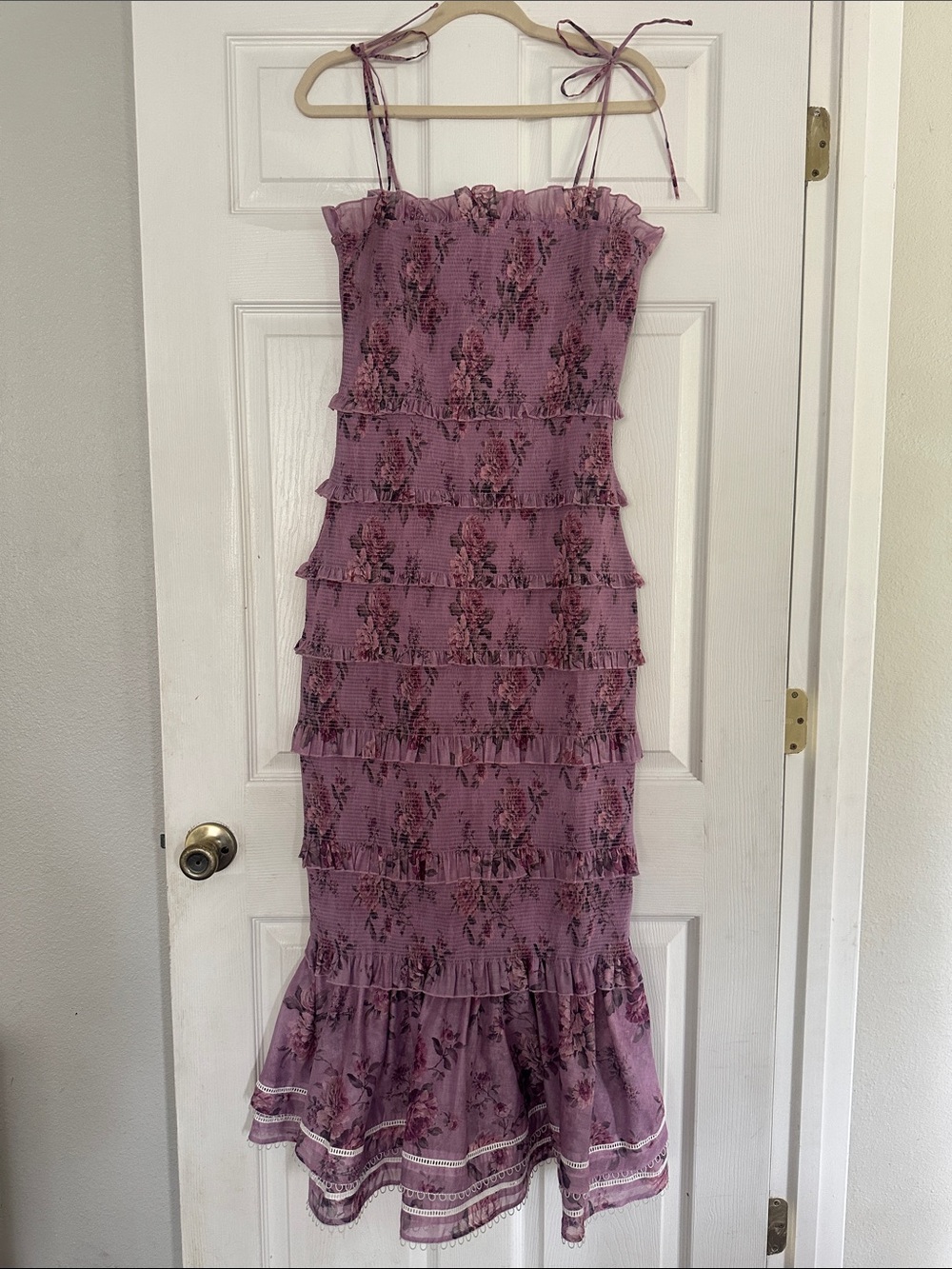 V. Chapman | Geranium Dress in Lilac Tapestry Rose wedding, prom, formal event - Picture 3 of 11